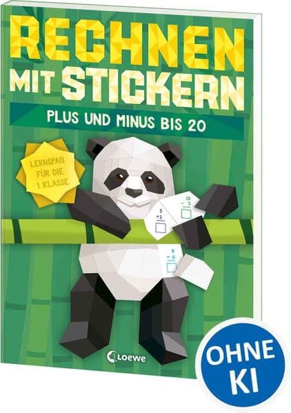 Rechnen mit Stickern - Plus und Minus bis 20