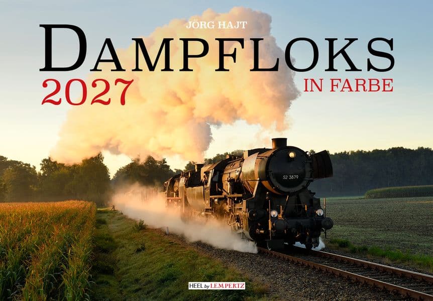 Dampfloks in Farbe Kalender 2027
