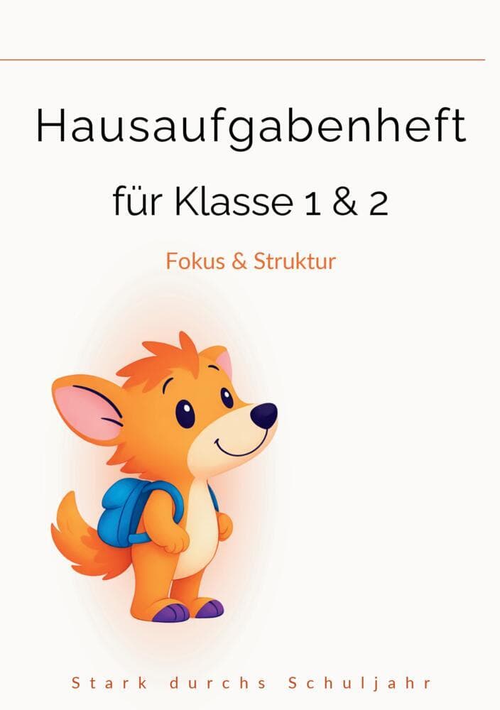 Hausaufgabenheft Klasse 1 & 2