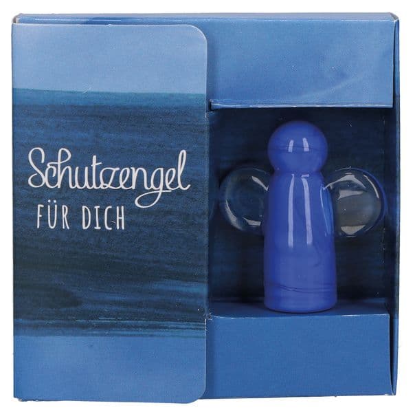 Schutzengel für dich. Engel-Figur (blau)