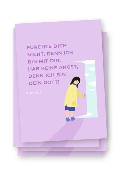 Postkarte zur Jahreslosung 2027 - 10 Karten im Set
