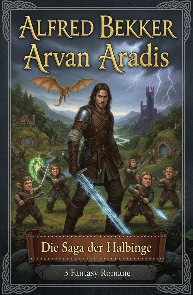 Arvan Aradis - Die Saga der Halblinge: 3 Fantasy Romane