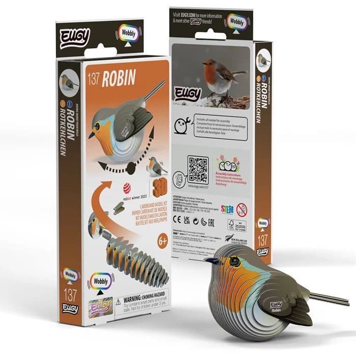 EUGY - 3D Bastelset Rotkehlchen