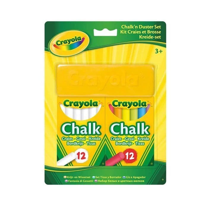 CRAYOLA - Kreide Set mit Bürste