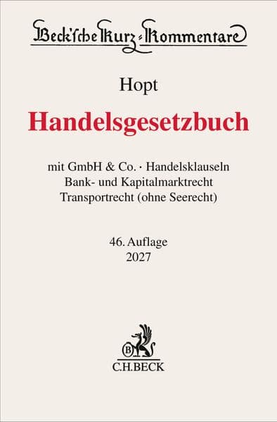 Handelsgesetzbuch. HGB