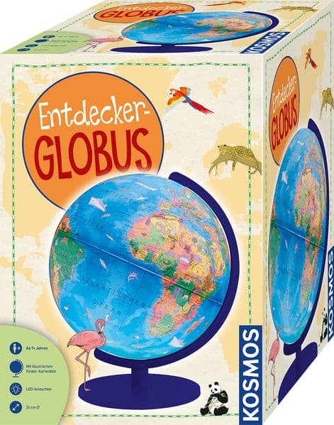 Entdecker-Globus (aufgebaut)