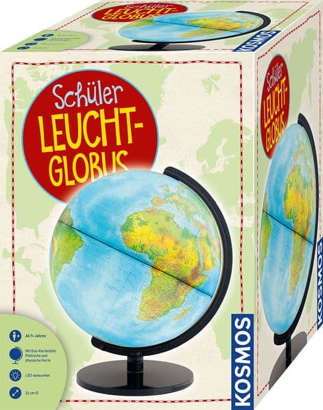 Schüler-Leucht-Globus (aufgebaut)
