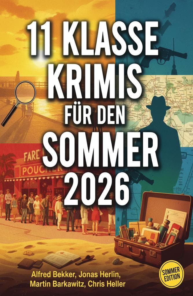 11 Klasse Krimis für den Sommer 2026