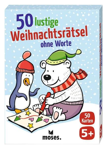 50 lustige Weihnachtsrätsel ohne Worte