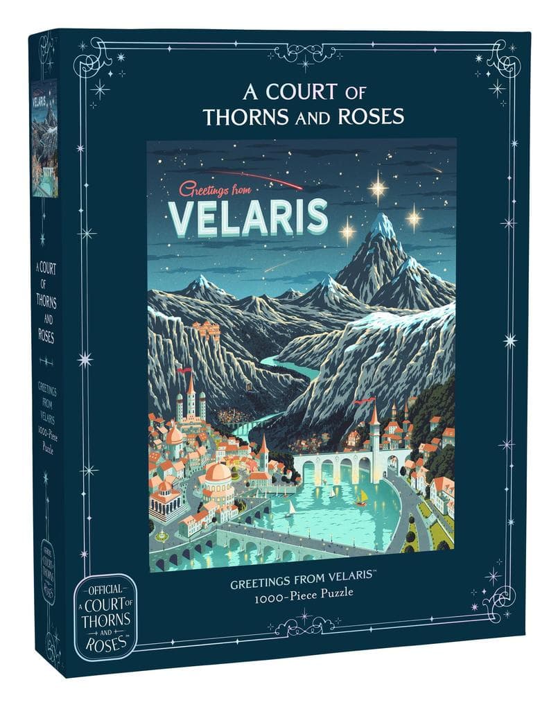 A Court of Thorns and Roses Official Greetings from Velaris 1000-Piece Puzzle: From the ACOTAR Collection