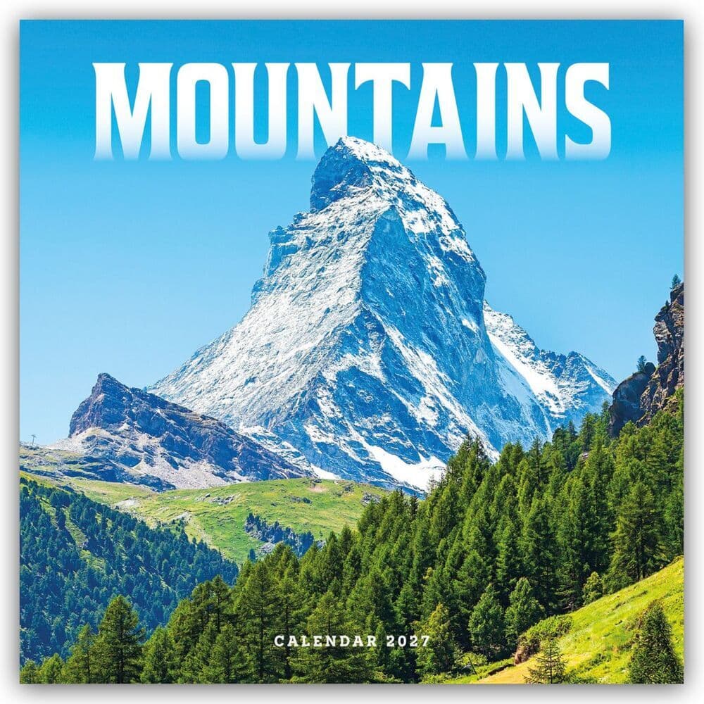 Mountains - Die höchsten Berge 2027 - Wand-Kalender
