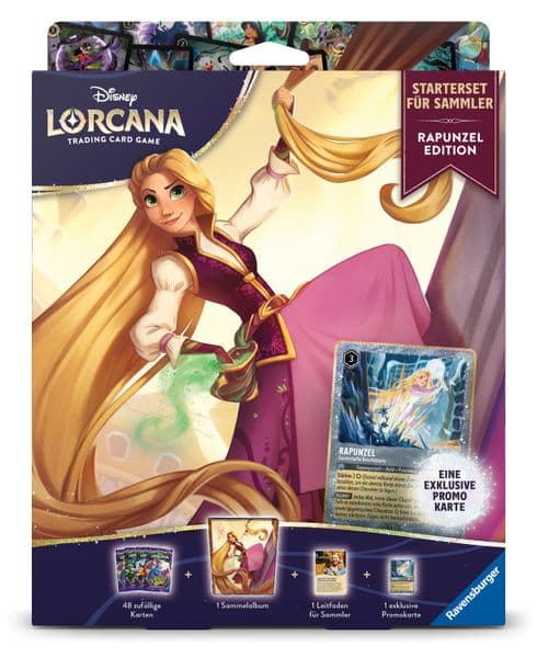 Disney Lorcana TCG: Starterset für Sammler Rapunzel Edition (Deutsch)