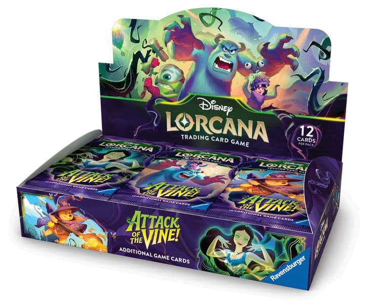 Disney Lorcana TCG: Attack of the Vine! - Booster Display with 24 Booster Packs (English)