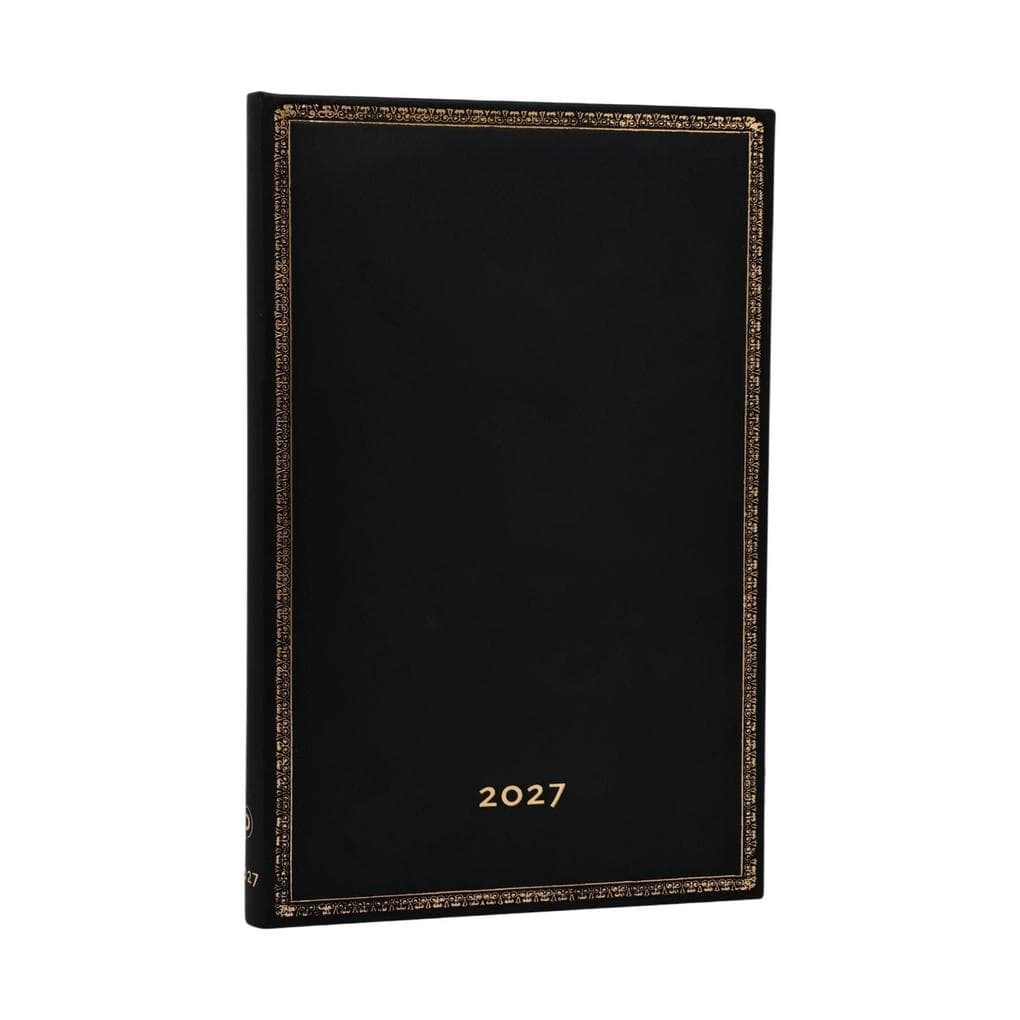 12-Monatskalender 2027 Black Edition Maxi Horizontal