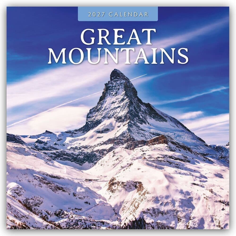 Great Mountains - Die höchsten Berge 2027 - 16-Monatskalender