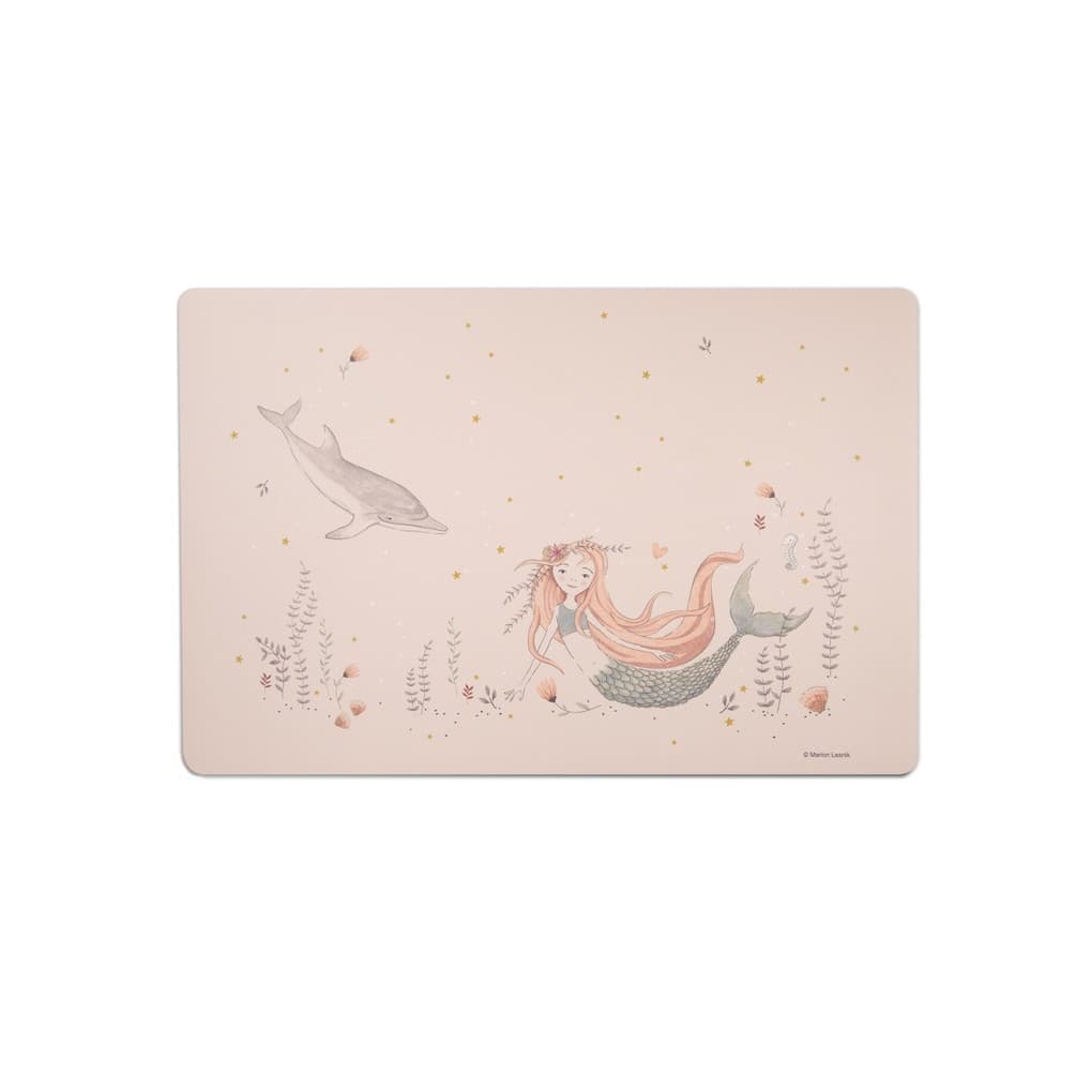 Scriptum Schreibtischunterlage für Kinder Mermaid - 60 x 40 cm - aus premium Vinyl