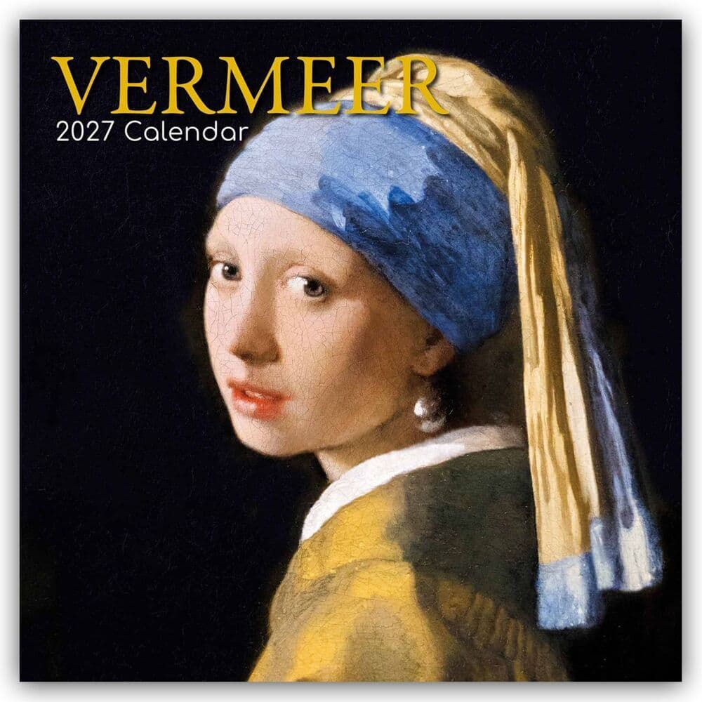 Vermeer - Jan Vermeer - Kunstkalender 2027 16-Monatskalender