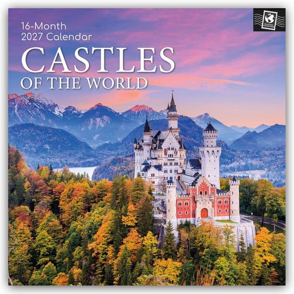 Castles of the World - Burgen und Schlösser der Welt 2027 - 16-Monatskalender