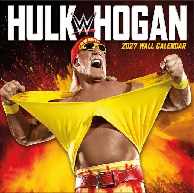 Wwe Hulk Hogan 2027 Wall Calendar
