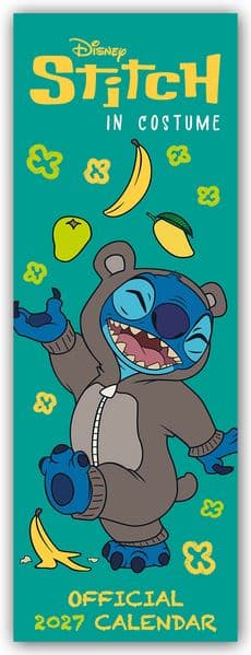 Disney Stitch 2027 - Slimline-Kalender