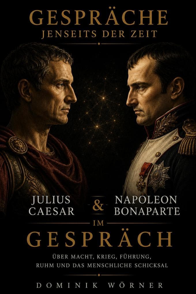 Julius Caesar und Napoleon Bonaparte im Gespräch