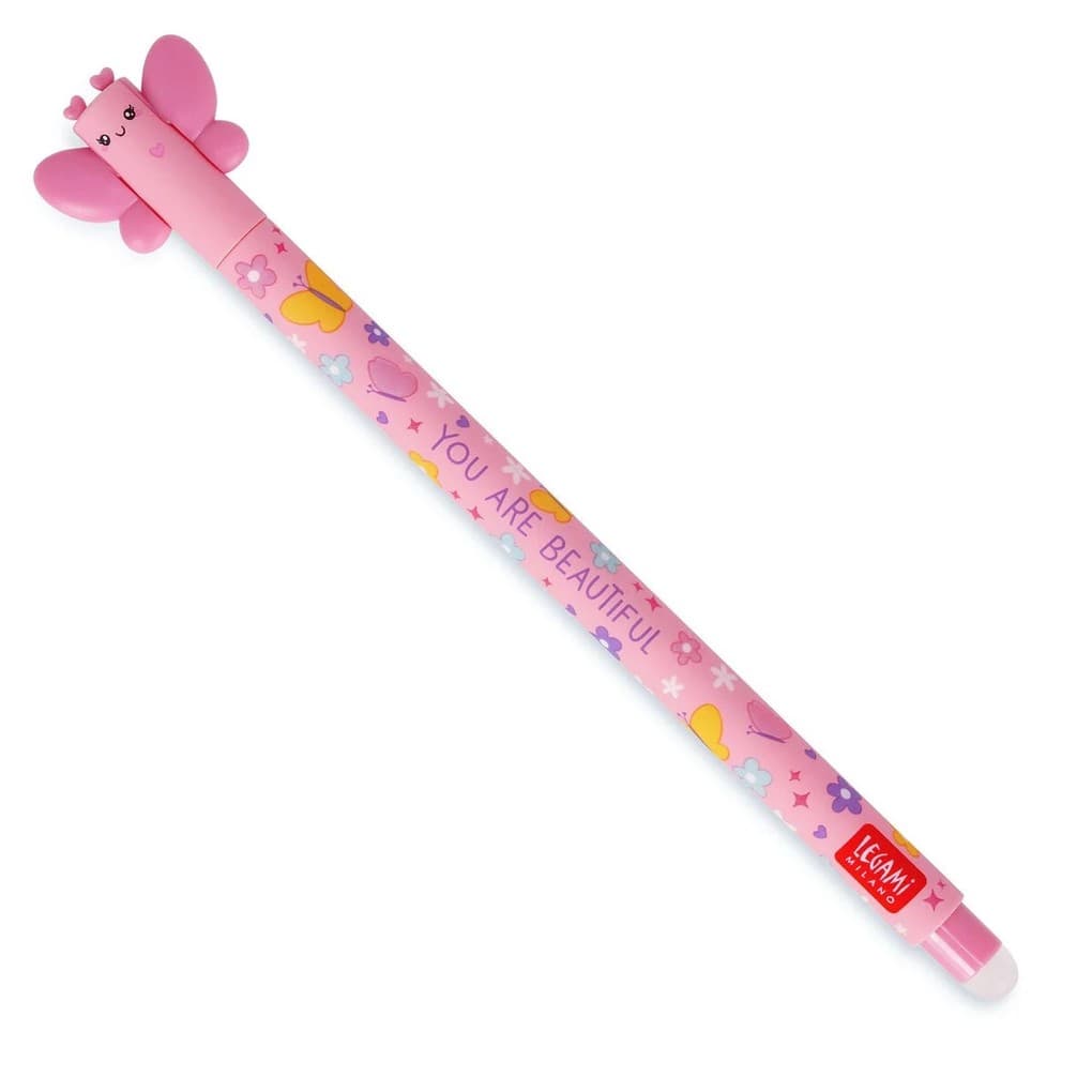 Legami Löschbarer Gelstift - Erasable Pen, Schmetterling äYou Are Beautiful