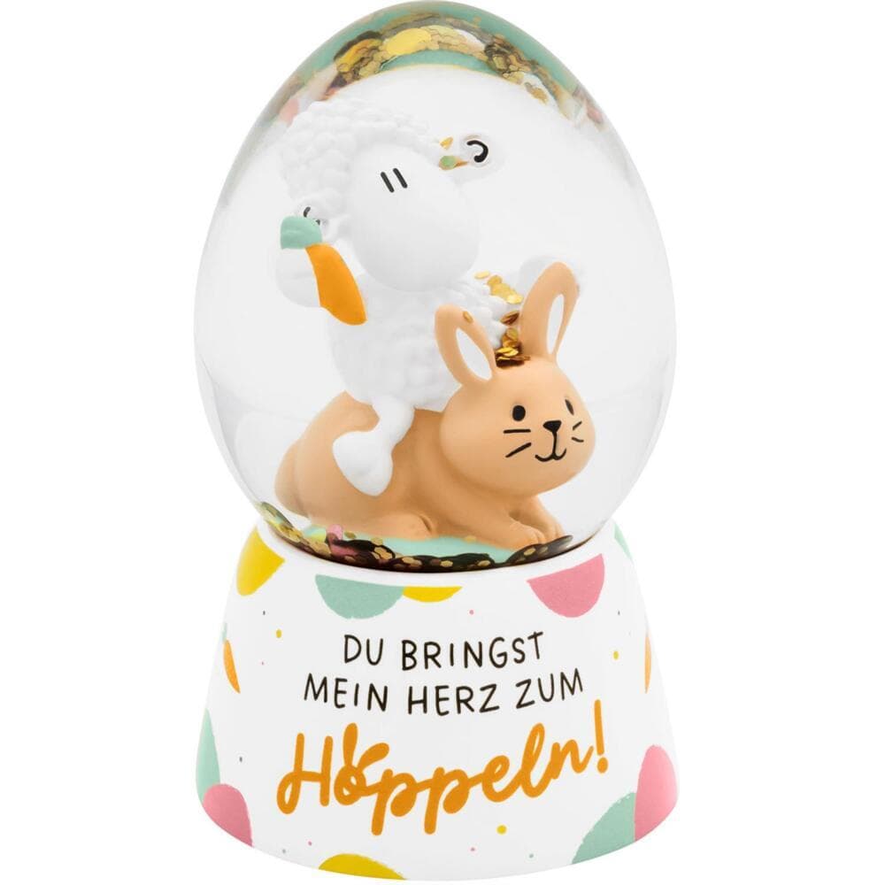 Traumkugel mit Motiv "Hoppeln"