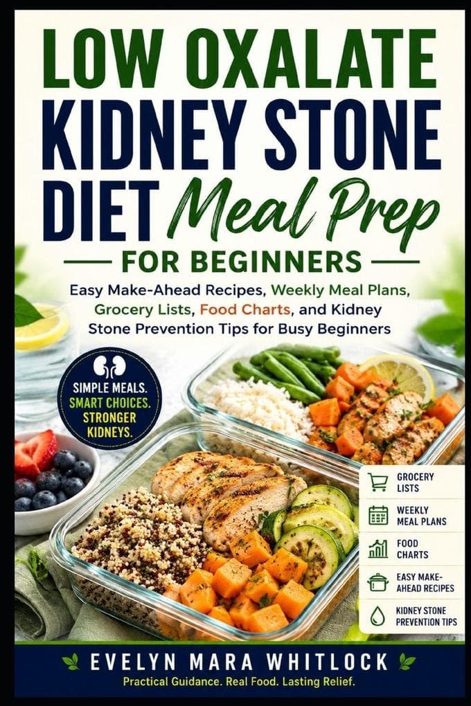 LOW OXALATE KIDNEY STONE DIET MEAL PREP FOR BEGINNERS