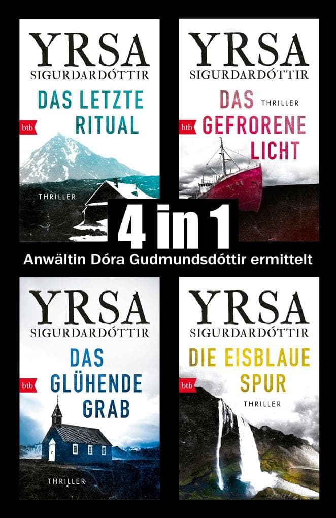 Anwältin Dóra Gudmundsdóttir ermittelt: Band 1-4 -
