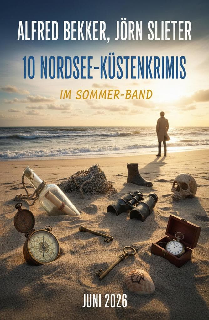 10 Nordsee-Küstenkrimis im Sommer-Band Juni 2026