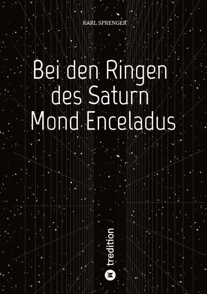Bei den Ringen des Saturn Mond Enceladus