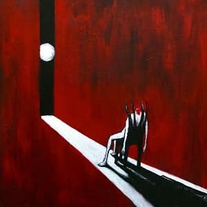 in a fever dream - EP (deep blood red LP)