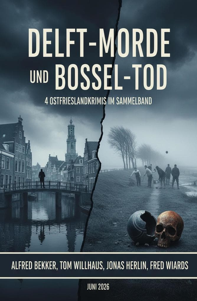 Delft-Morde und Boßel-Tod: 4 Ostfrieslandkrimis im Sammelband Juni 2026