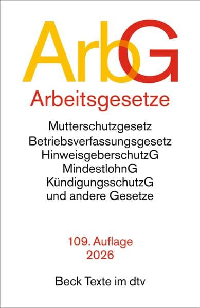 Arbeitsgesetze. ArbG