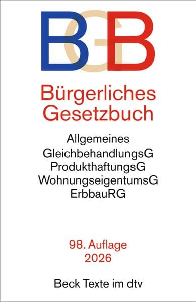 Bürgerliches Gesetzbuch. BGB