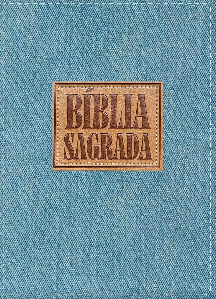 Bíblia Sagrada ACF Slim, Capa jeans, Leitura Perfeita