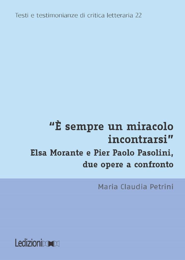 È sempre un miracolo incontrarsi