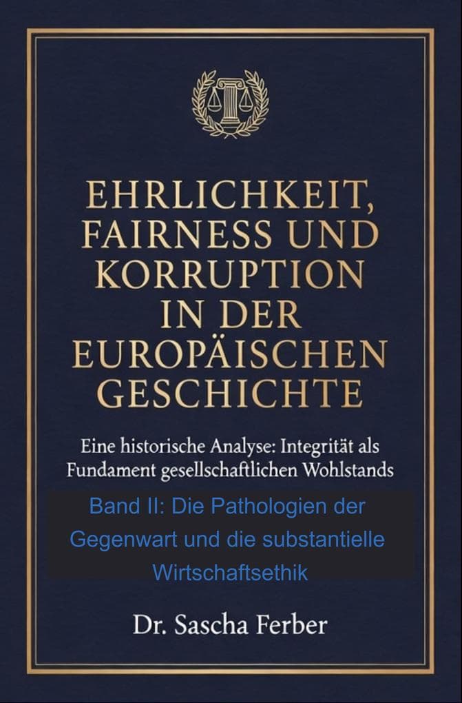 Ehrlichkeit, Fairness und Korruption in der europäischen Geschichte - Band II