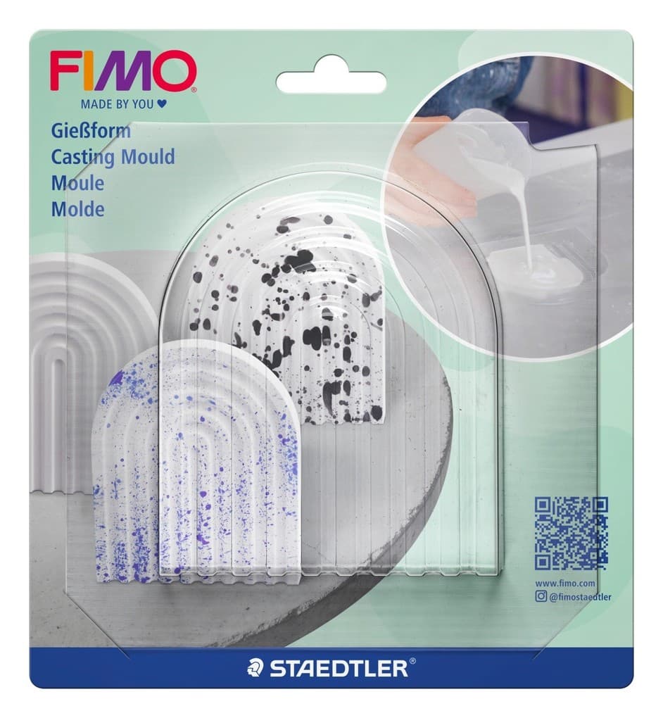 STAEDTLER FIMO Gießform Schale Regenbogen, 1 Stück