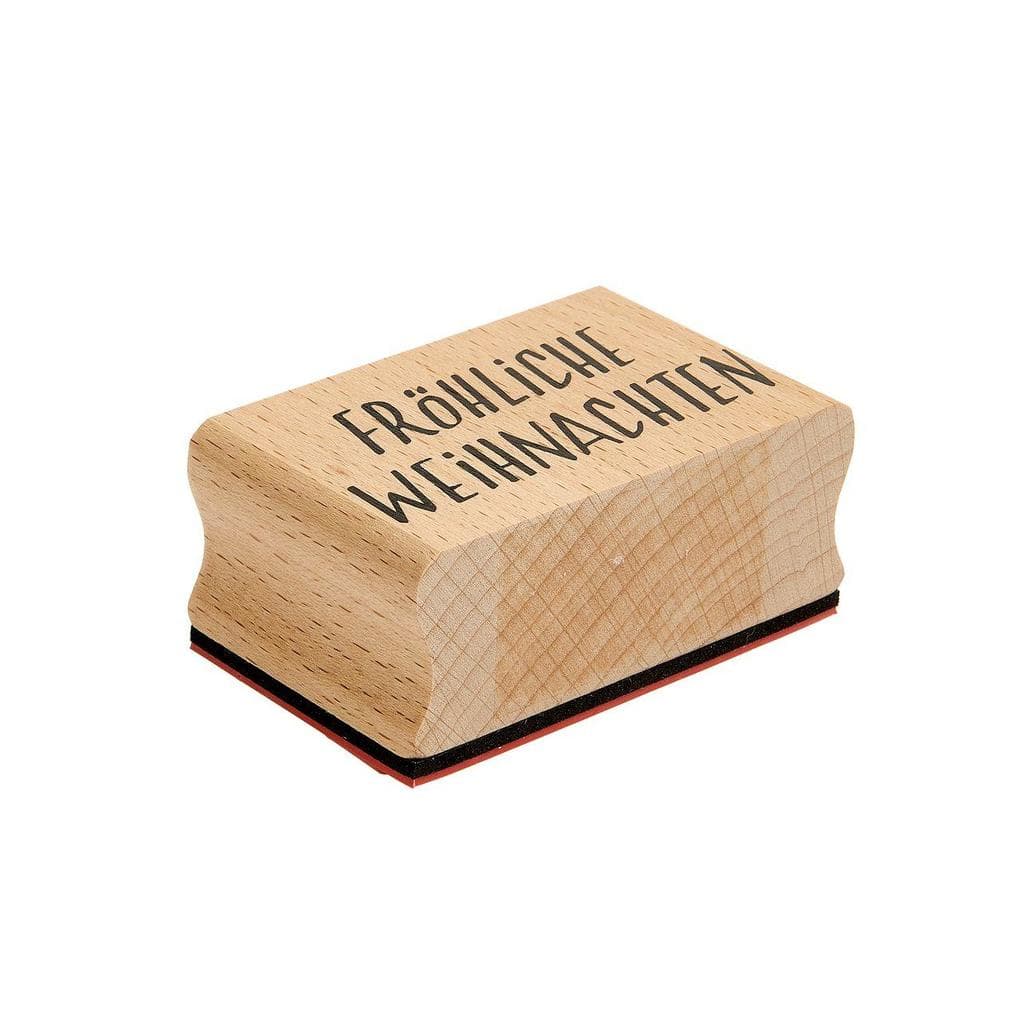 Stempel Fröhliche Weihnachten FSC 100%