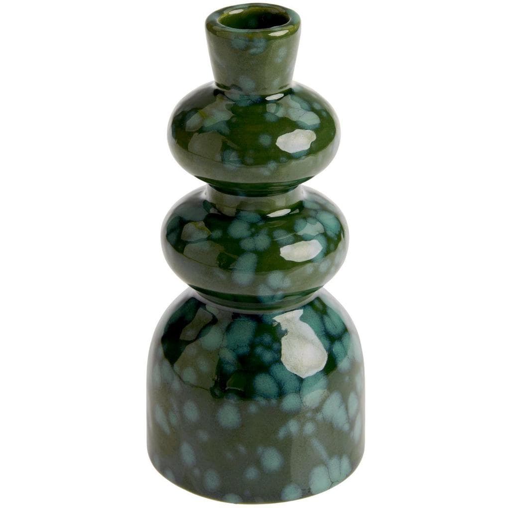 Kerzenhalter, Grün, 16,5 x 7,8 x 7,8cm