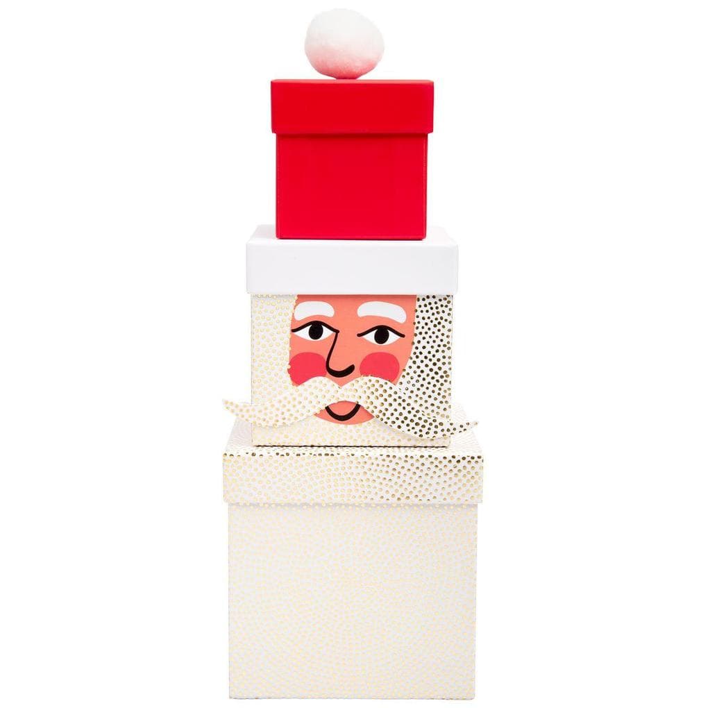 Geschenkboxen-Set Weihnachtsmann, Advent, FSC MIX