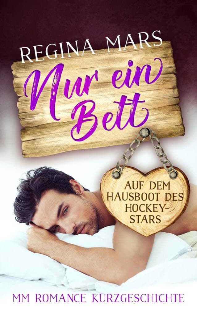 Nur ein Bett auf dem Hausboot des Hockeystars