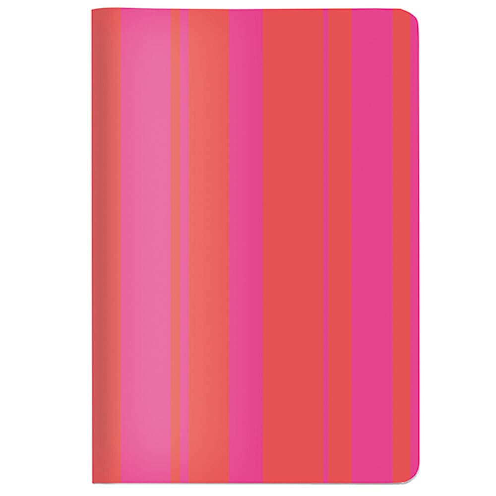 Heft A5 Stripes neon