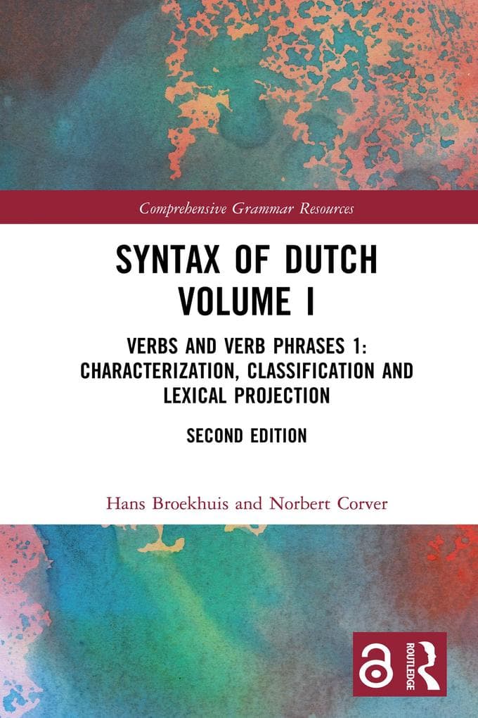 Syntax of Dutch Volume I