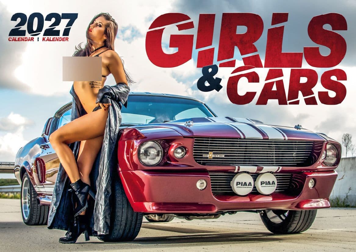 Girls and Cars Kalender 2027 - Der sexy Autokalender