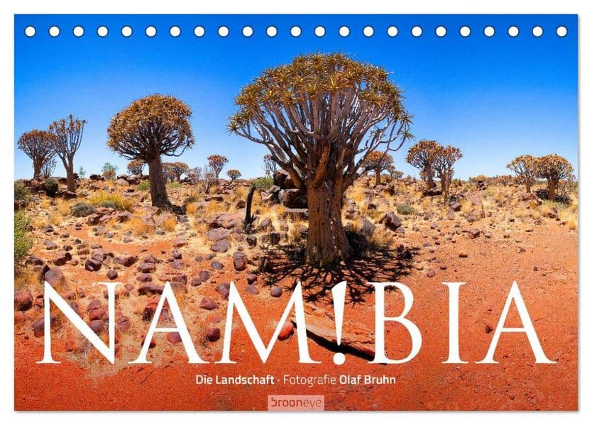 Namibia - Die Landschaft (Tischkalender 2027 DIN A5 quer), CALVENDO Monatskalender