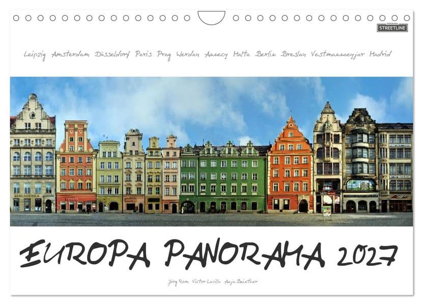 Europa Panorama 2027 (Wandkalender 2027 DIN A4 quer), CALVENDO Monatskalender