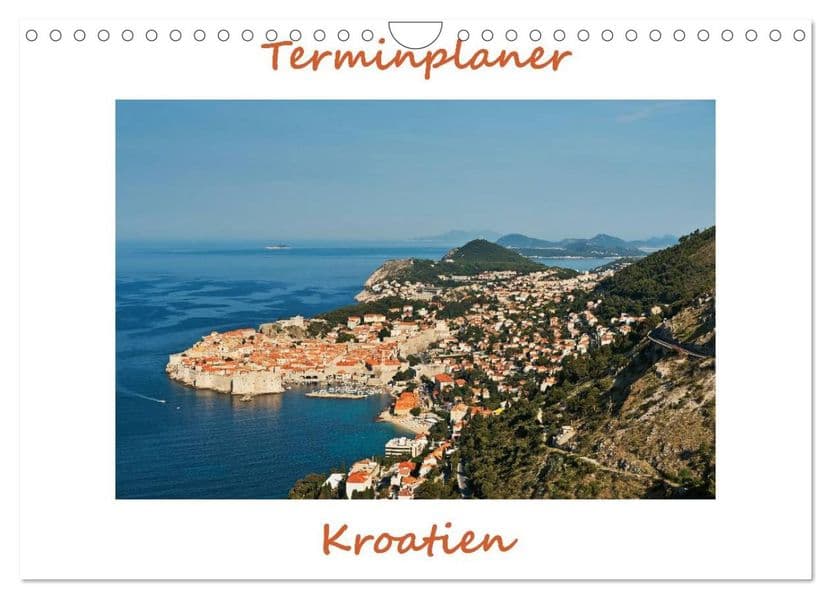 Kroatien, Terminplaner (Wandkalender 2027 DIN A4 quer), CALVENDO Monatskalender