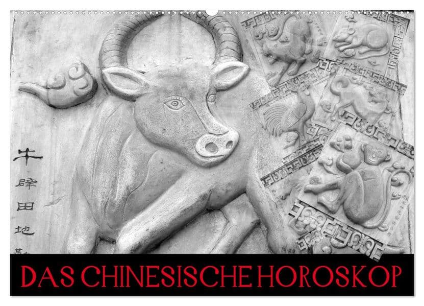 Das Chinesische Horoskop / Geburtstagskalender (Wandkalender 2027 DIN A2 quer), CALVENDO Monatskalender